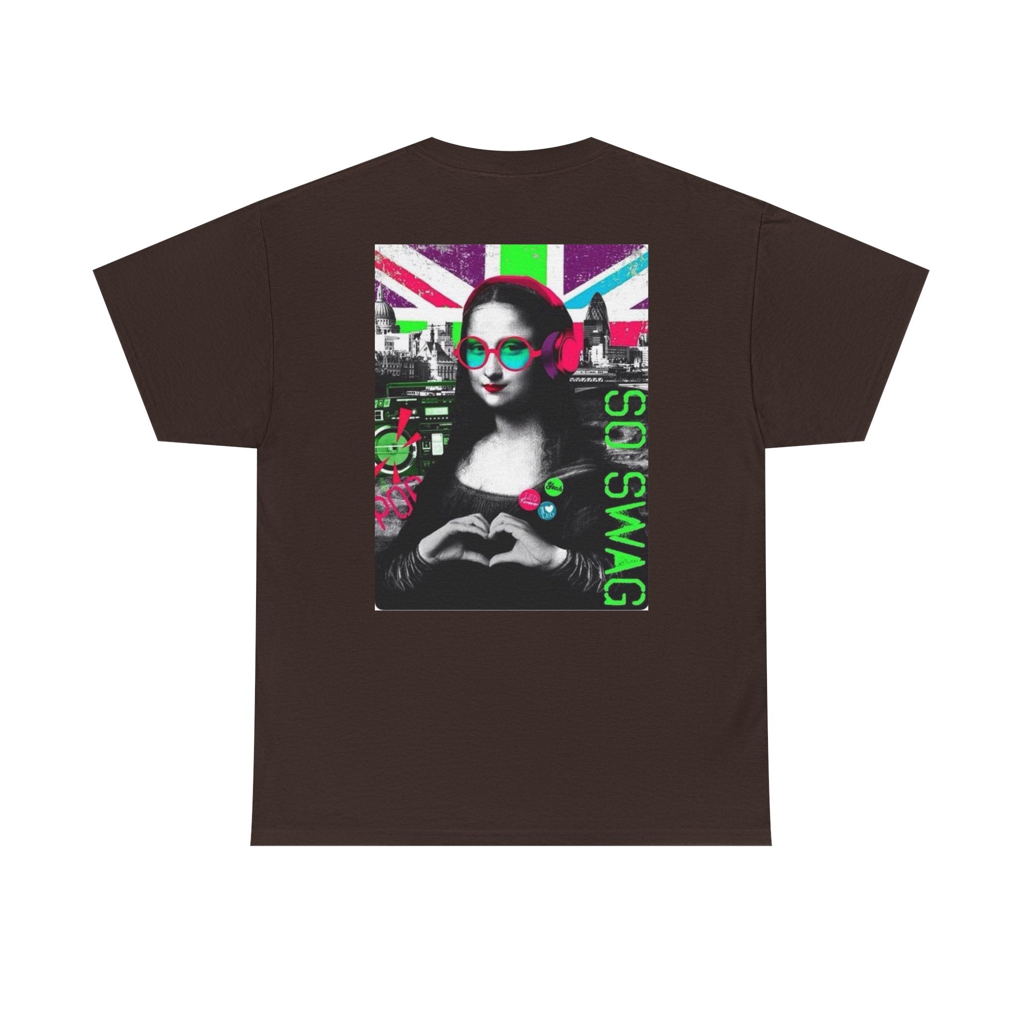 Graphic Tee — 'Mona Lisa OG Swag' Retro British Pop Art T‑Shirt