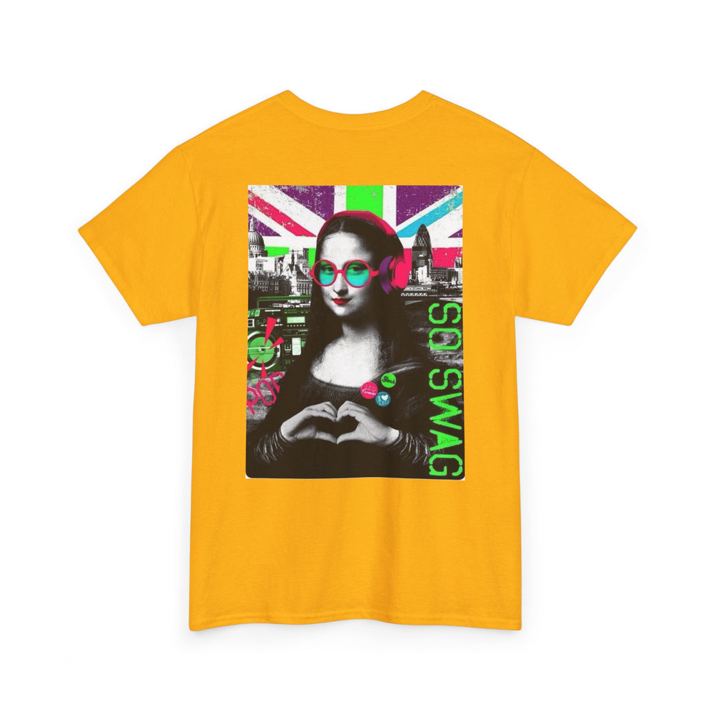 Graphic Tee — 'Mona Lisa OG Swag' Retro British Pop Art T‑Shirt