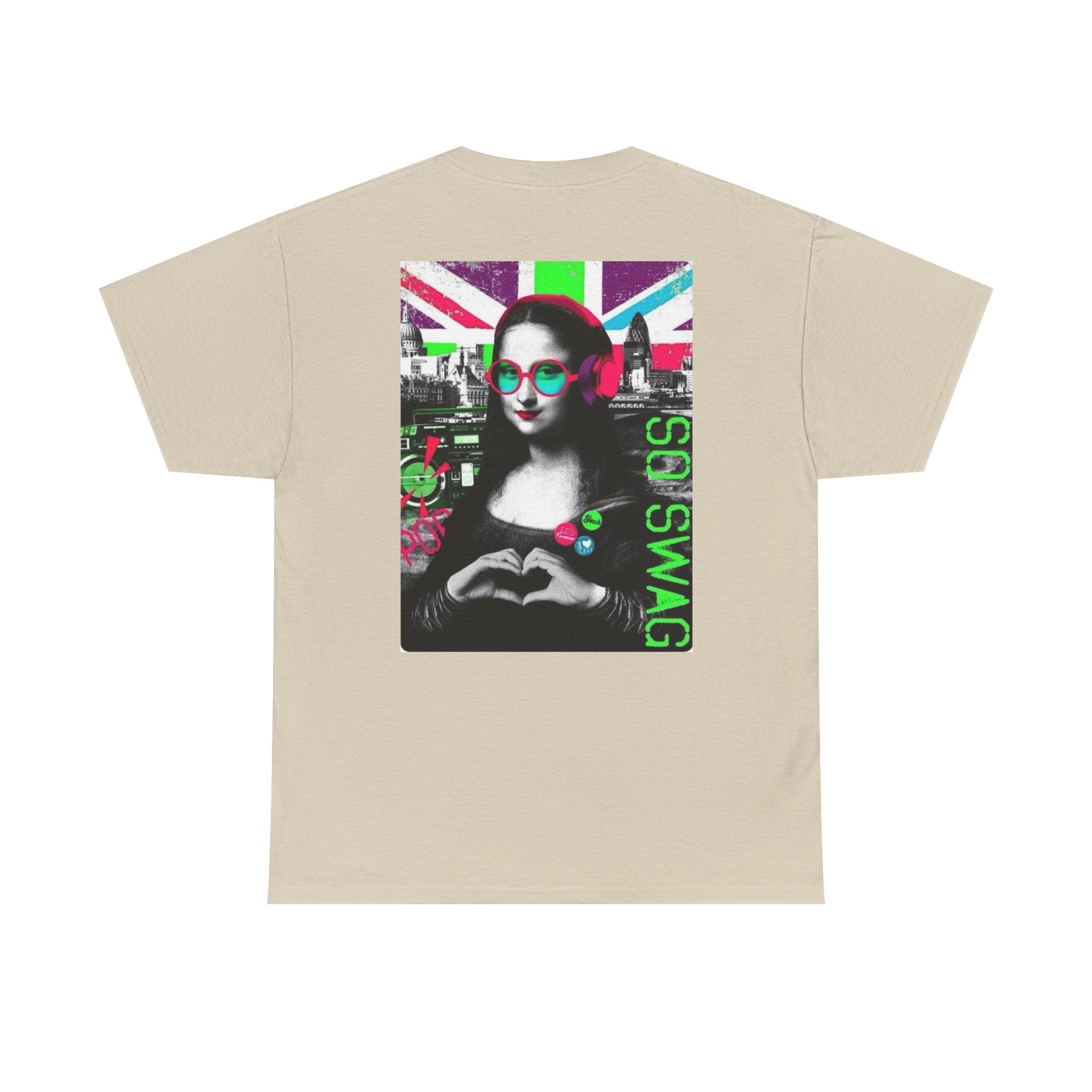 Graphic Tee — 'Mona Lisa OG Swag' Retro British Pop Art T‑Shirt