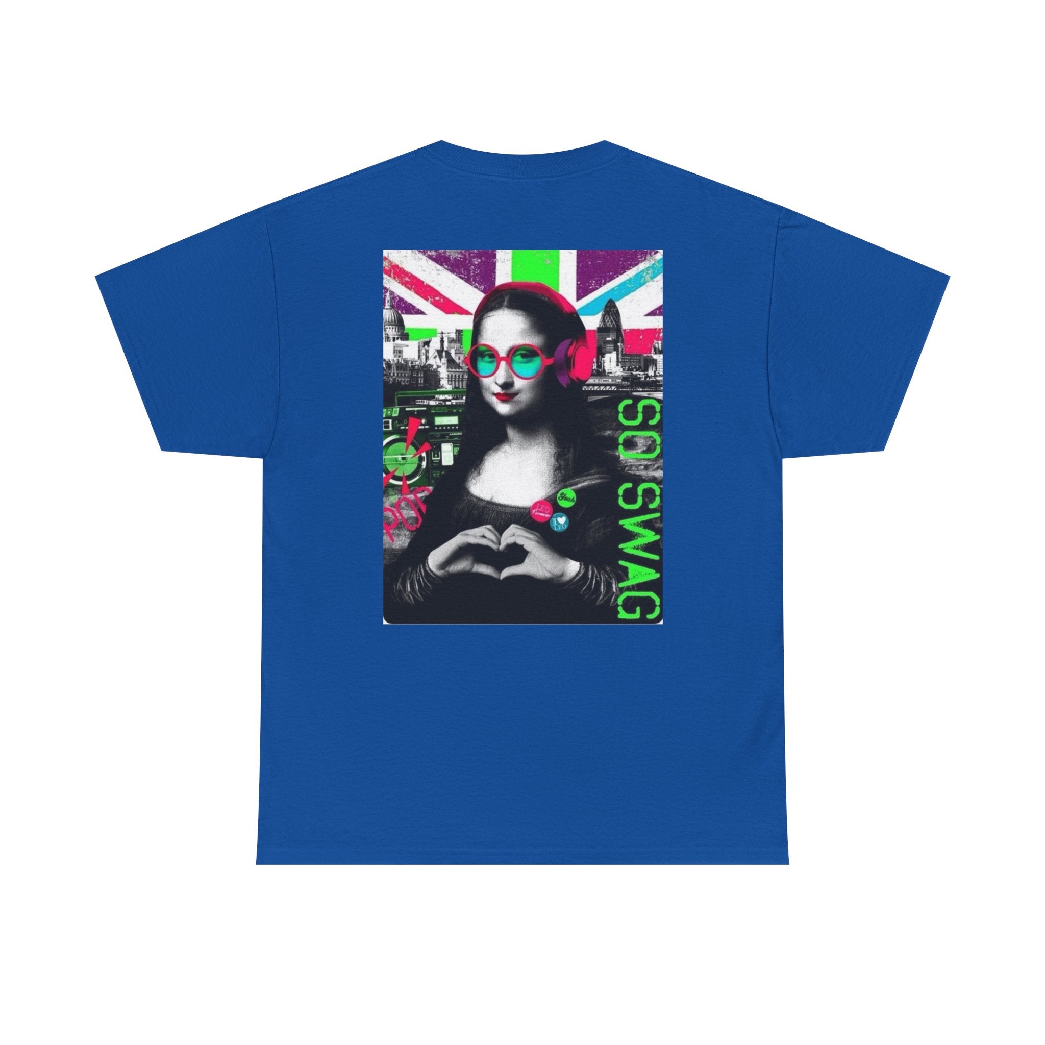 Graphic Tee — 'Mona Lisa OG Swag' Retro British Pop Art T‑Shirt