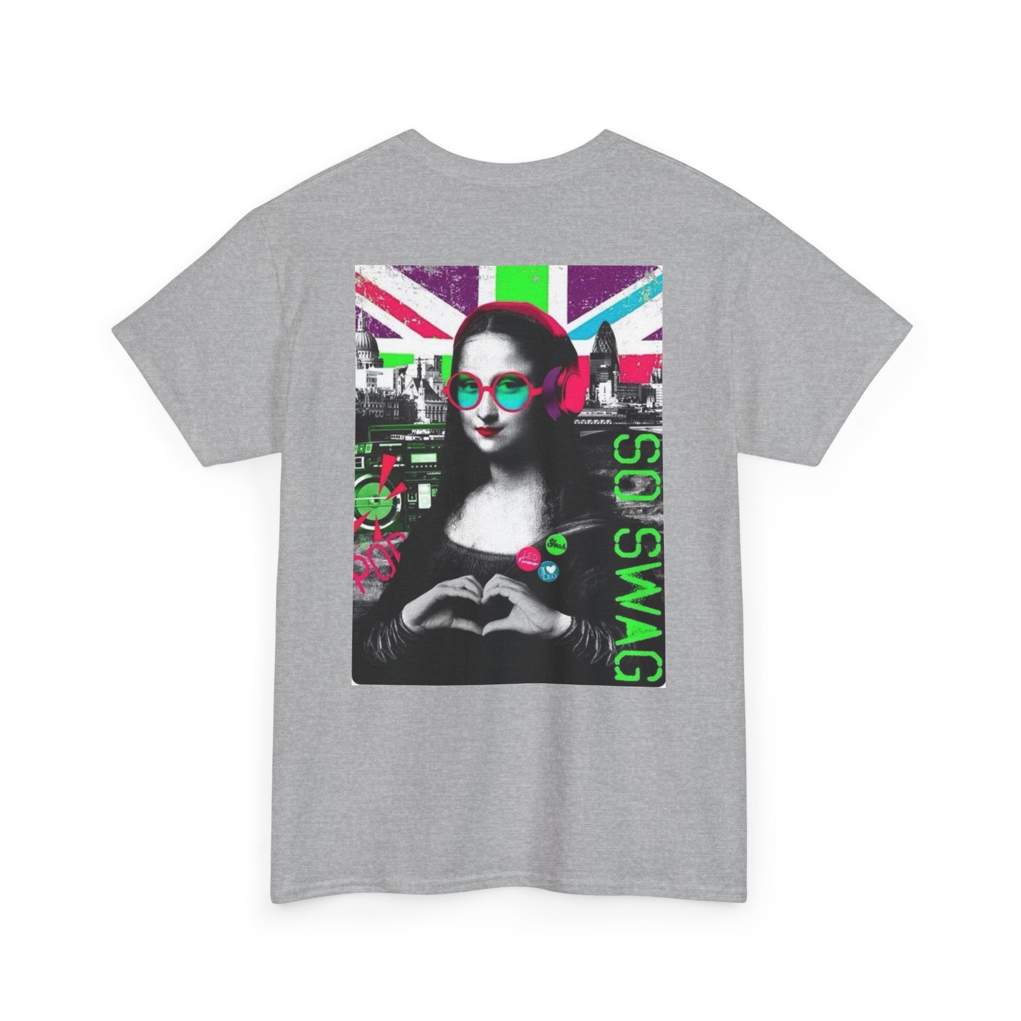 Graphic Tee — 'Mona Lisa OG Swag' Retro British Pop Art T‑Shirt