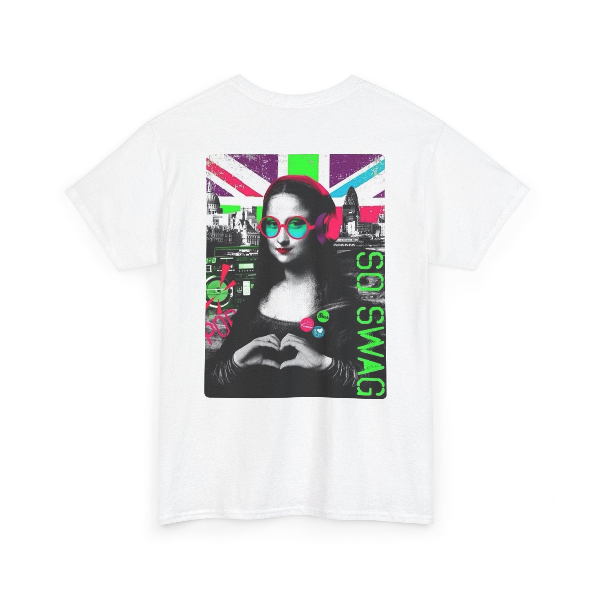 Graphic Tee — 'Mona Lisa OG Swag' Retro British Pop Art T‑Shirt