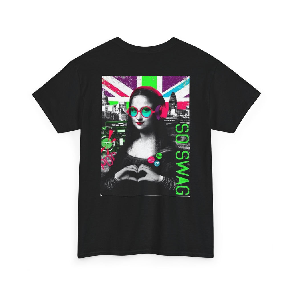 Graphic Tee — 'Mona Lisa OG Swag' Retro British Pop Art T‑Shirt