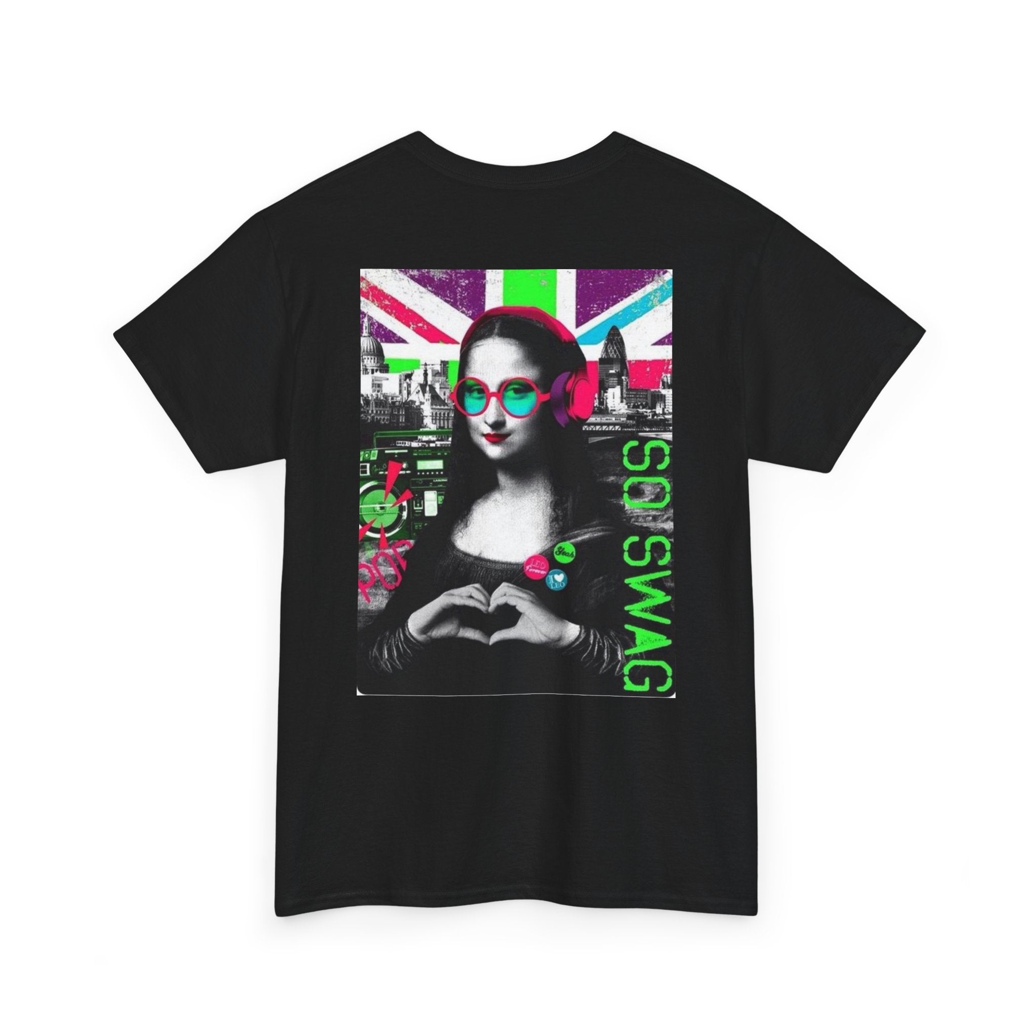 Graphic Tee — 'Mona Lisa OG Swag' Retro British Pop Art T‑Shirt
