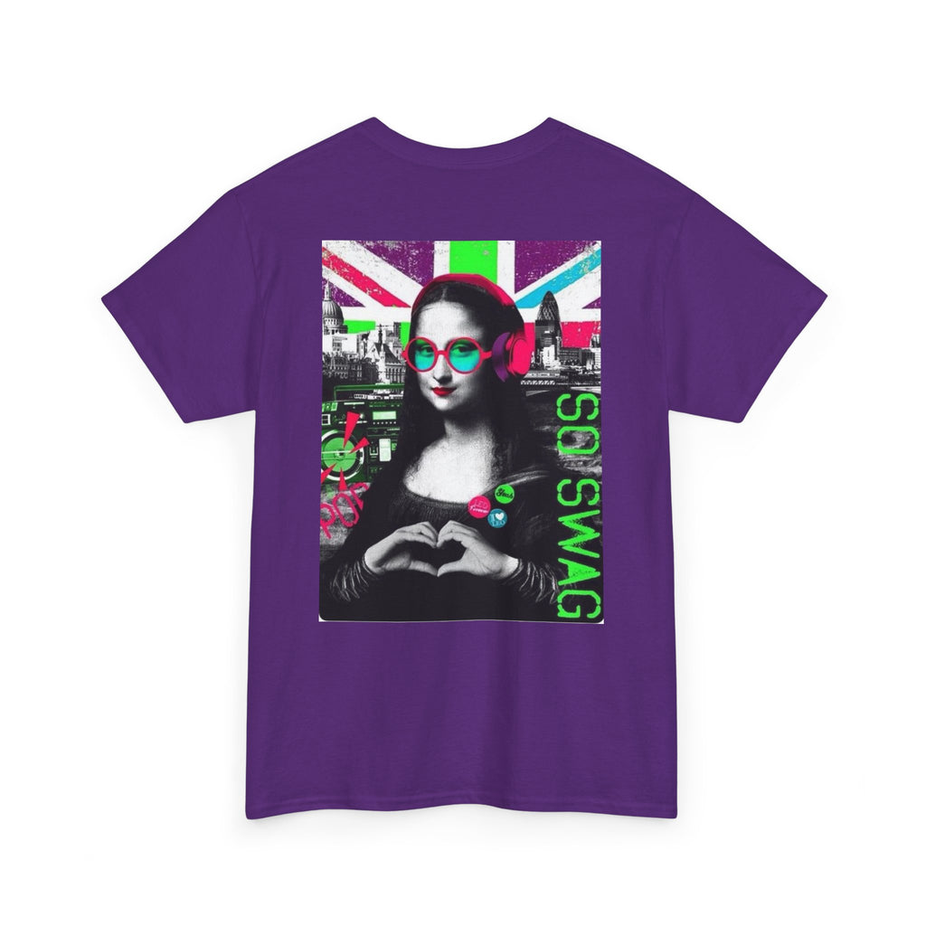 Graphic Tee — 'Mona Lisa OG Swag' Retro British Pop Art T‑Shirt