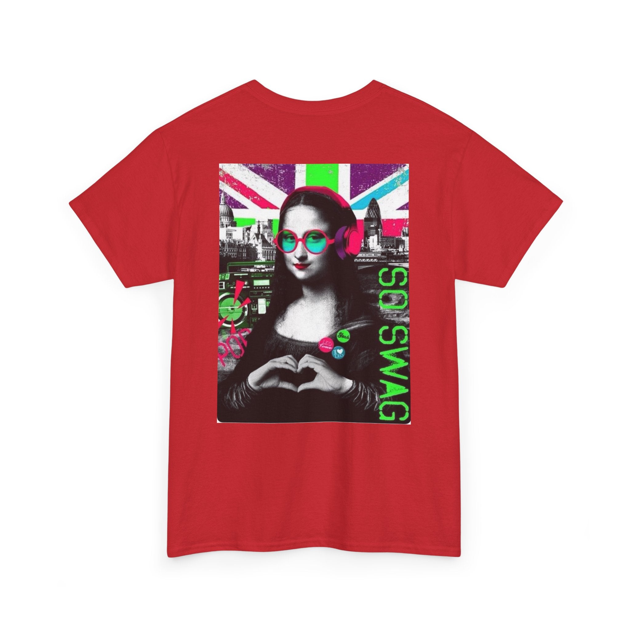 Graphic Tee — 'Mona Lisa OG Swag' Retro British Pop Art T‑Shirt