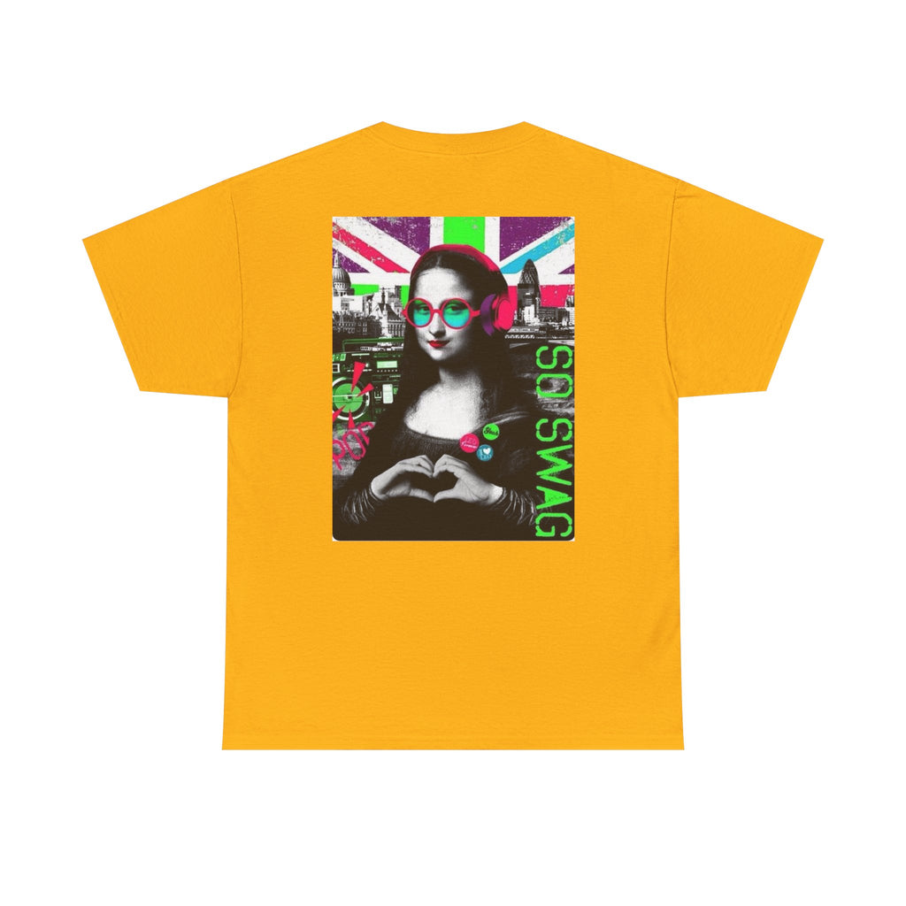 Graphic Tee — 'Mona Lisa OG Swag' Retro British Pop Art T‑Shirt