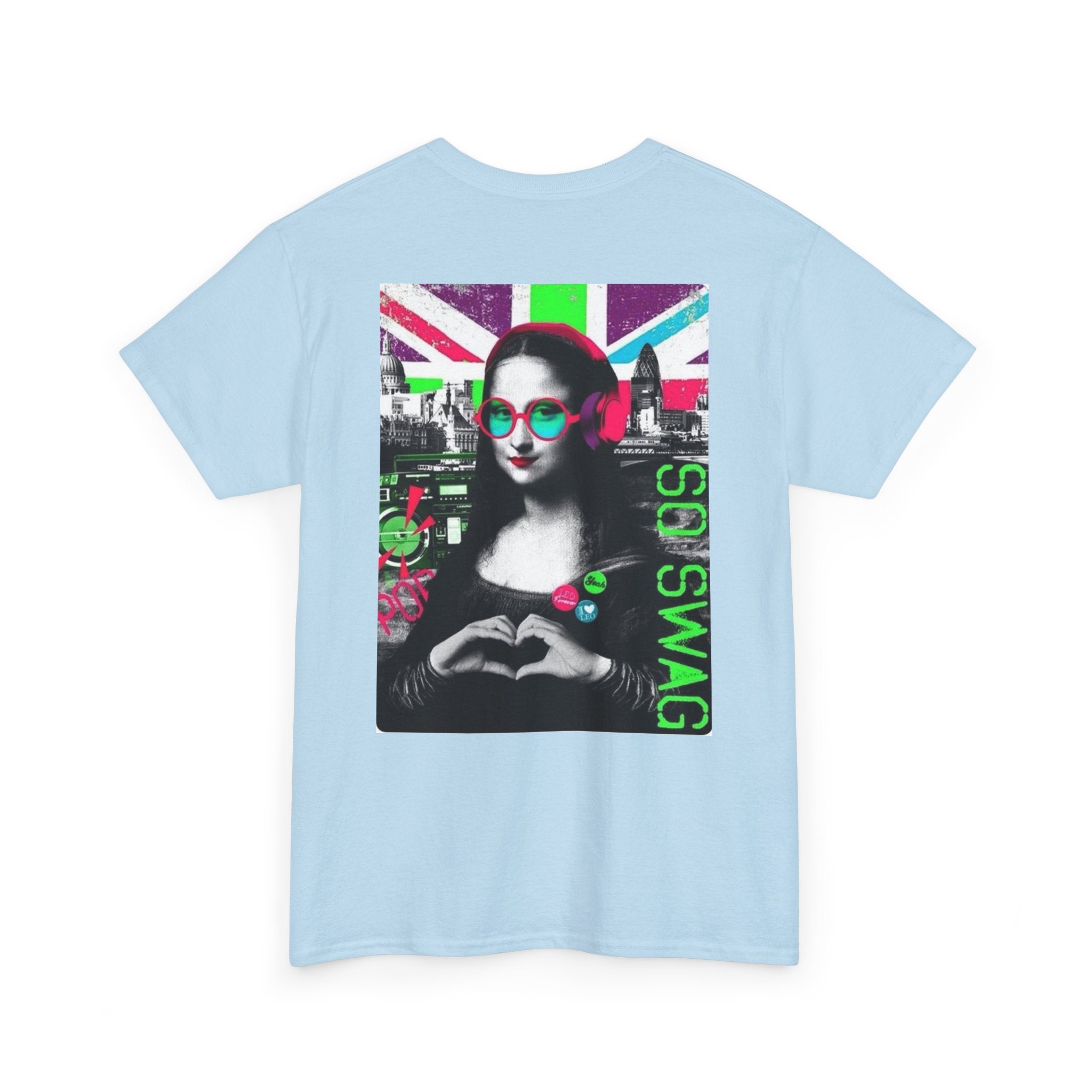 Graphic Tee — 'Mona Lisa OG Swag' Retro British Pop Art T‑Shirt