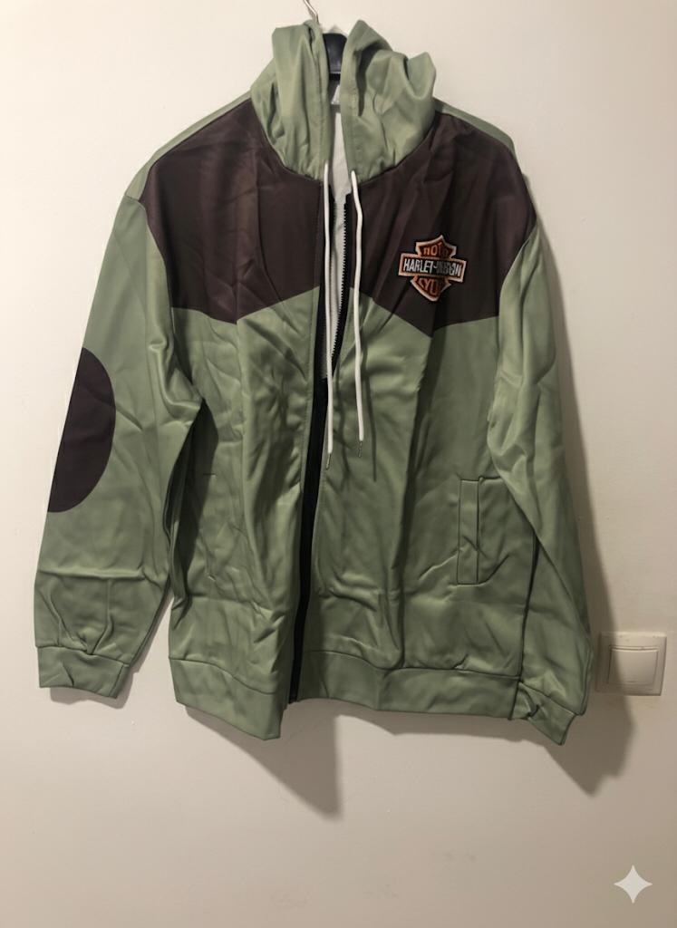 buzo con Capucha y logo de Harley Davidson