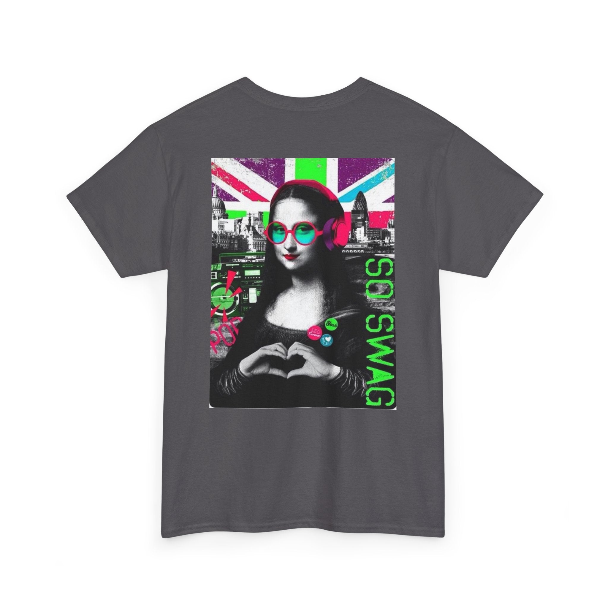Graphic Tee — 'Mona Lisa OG Swag' Retro British Pop Art T‑Shirt