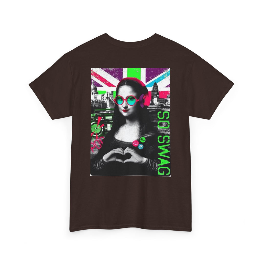 Graphic Tee — 'Mona Lisa OG Swag' Retro British Pop Art T‑Shirt