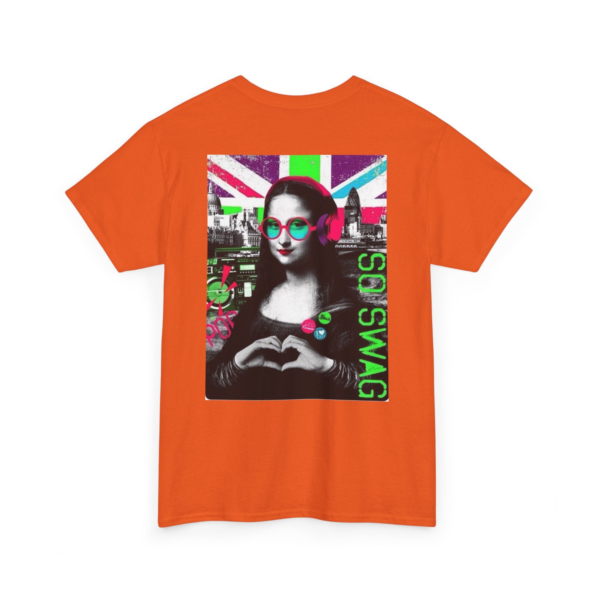 Graphic Tee — 'Mona Lisa OG Swag' Retro British Pop Art T‑Shirt