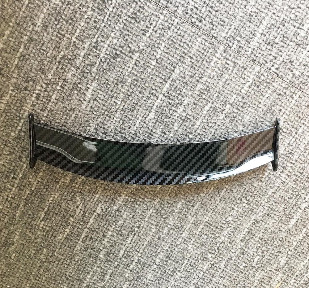 Autoachterspoilers 17CM Universal Auto Patrón De Fibra De Carbono Spoiler Accesorios Coche ala Trasera Decoración Exterior Achterspoilers