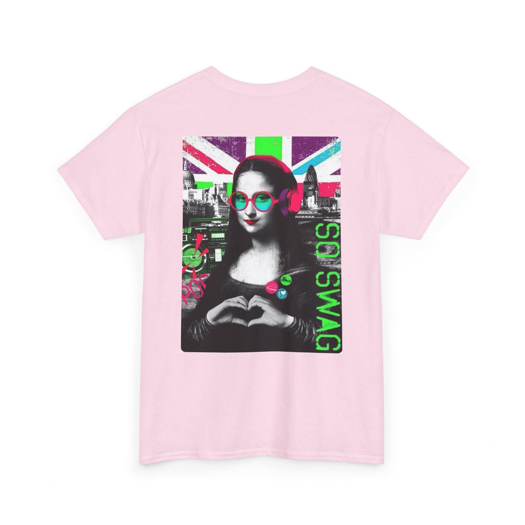 Graphic Tee — 'Mona Lisa OG Swag' Retro British Pop Art T‑Shirt