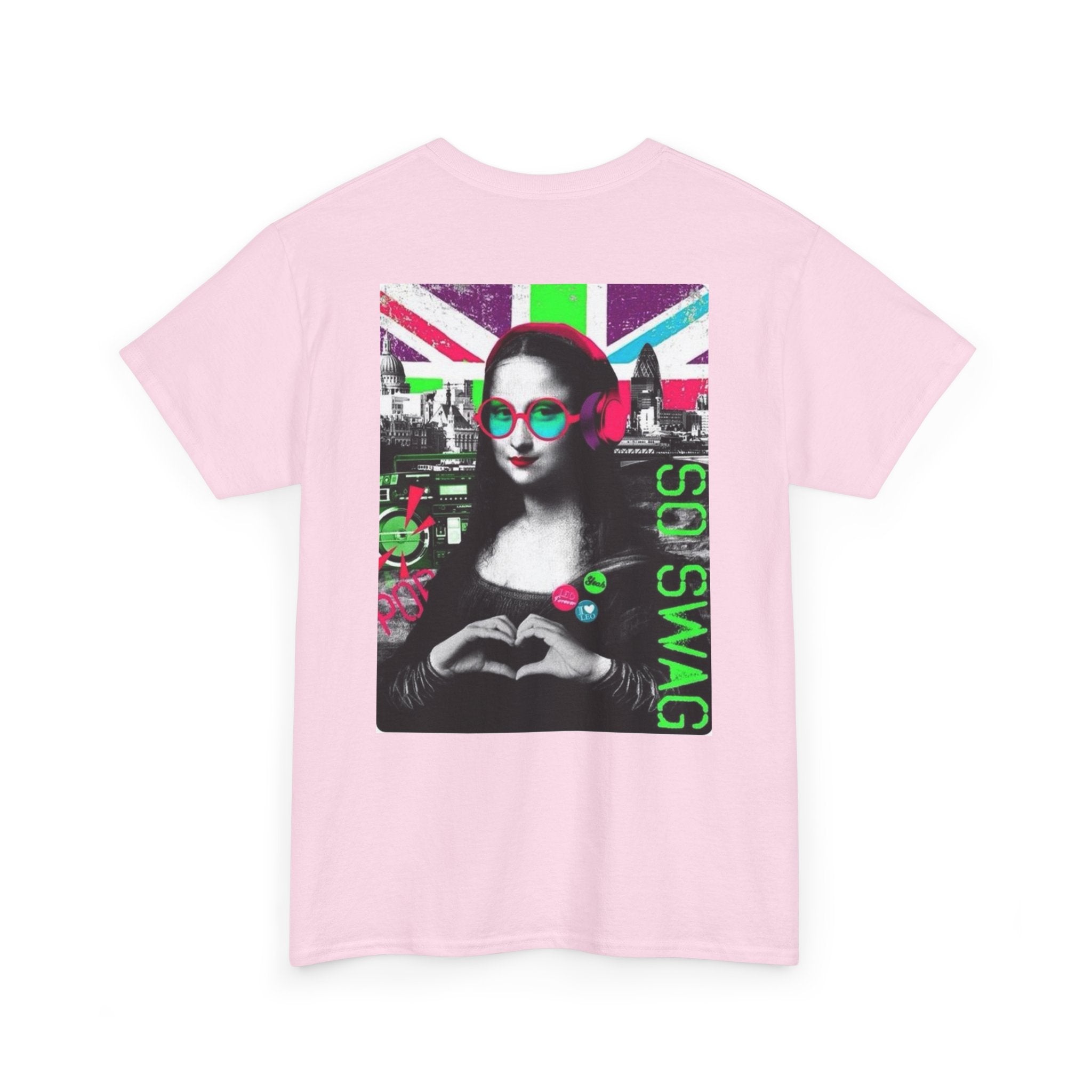 Graphic Tee — 'Mona Lisa OG Swag' Retro British Pop Art T‑Shirt