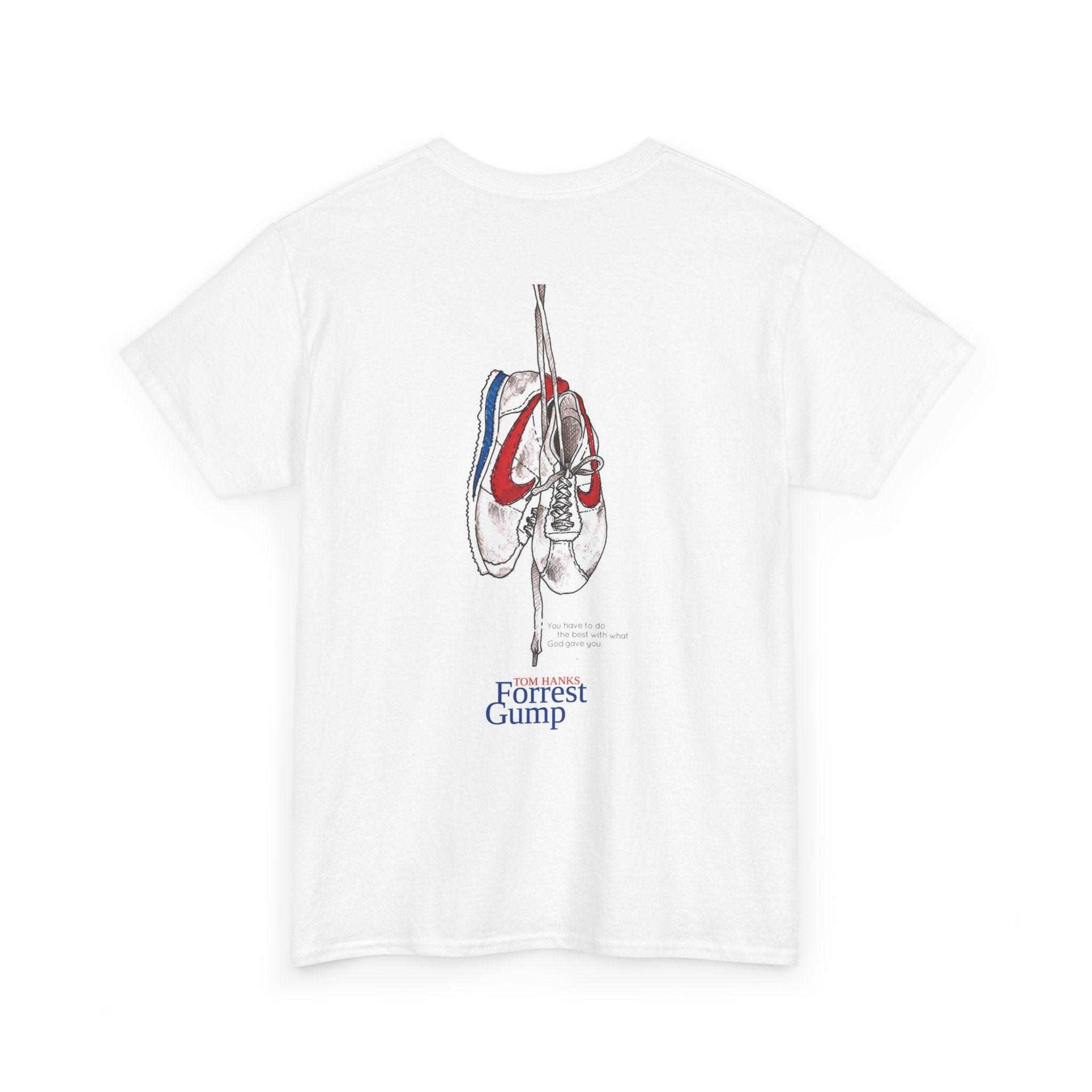 Forrest Gump Running Shoes Tee — Vintage Movie Poster Graphic T-Shirt