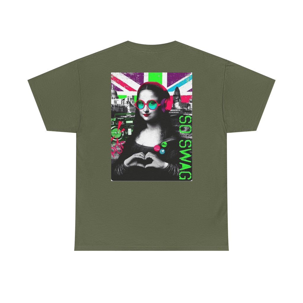 Graphic Tee — 'Mona Lisa OG Swag' Retro British Pop Art T‑Shirt