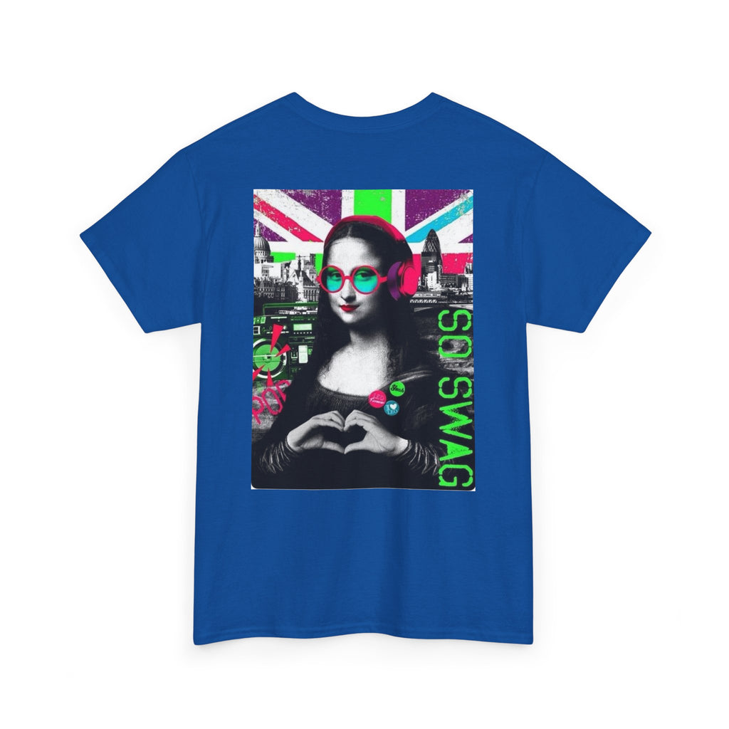 Graphic Tee — 'Mona Lisa OG Swag' Retro British Pop Art T‑Shirt