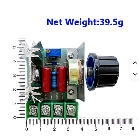 Controlador de velocidad del Motor ajustable de 2000W, regulador de voltaje, módulo controlador de velocidad del Motor de CA