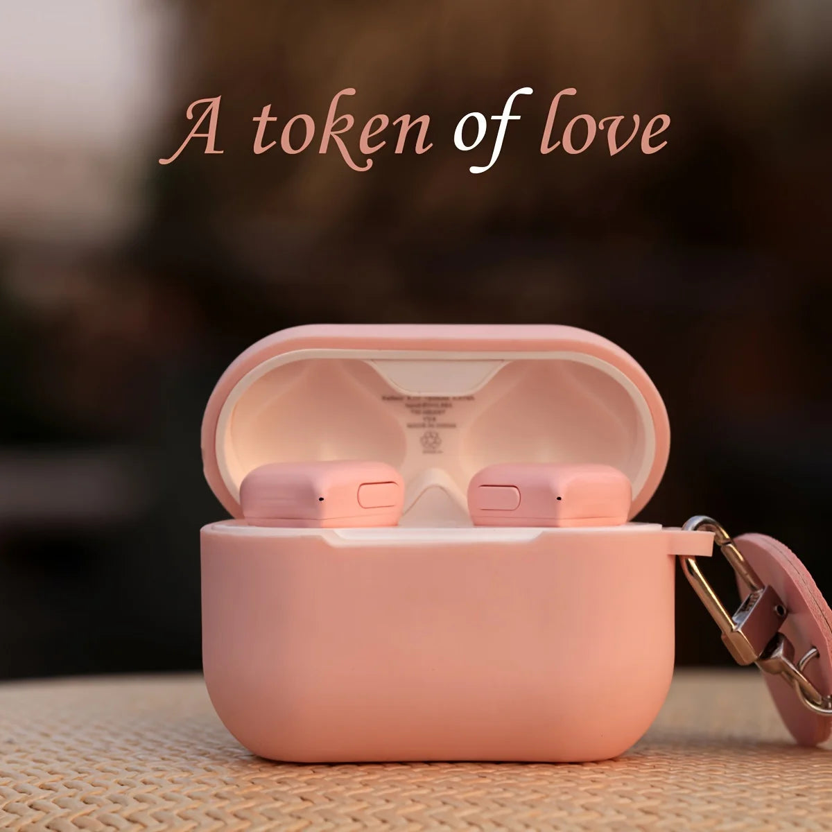 A Cute TWS Heart Shaped Bluetooth Headset For iPhone/Samsung/Xiaomi In-Ear Wireless Earbuds With ENC Smart Noise Cancellation