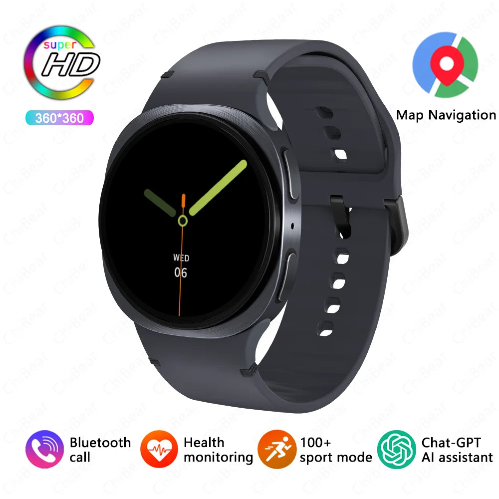 2025 Watch GPS Track Smart Watches For Men Women Sport Heart Rate Bluetooth Call NFC IP68 Waterproof Compass Smartwatch 8 Mini