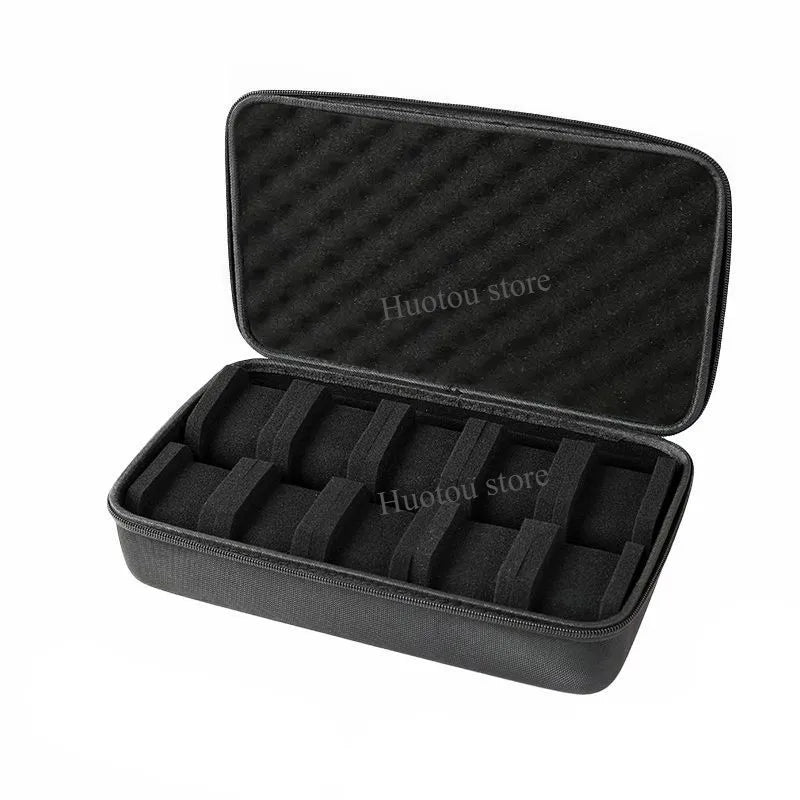 10 Slots Hard Shell Watch Storage Box, Carry Case, Display Organizer, Watch Box Holder Display Cabinet, Ideal for Gifts