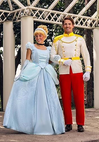 Disney - Cenicienta -Vestido de fiesta azul de princesa Disney para adultos, traje de cosplay o 15 años