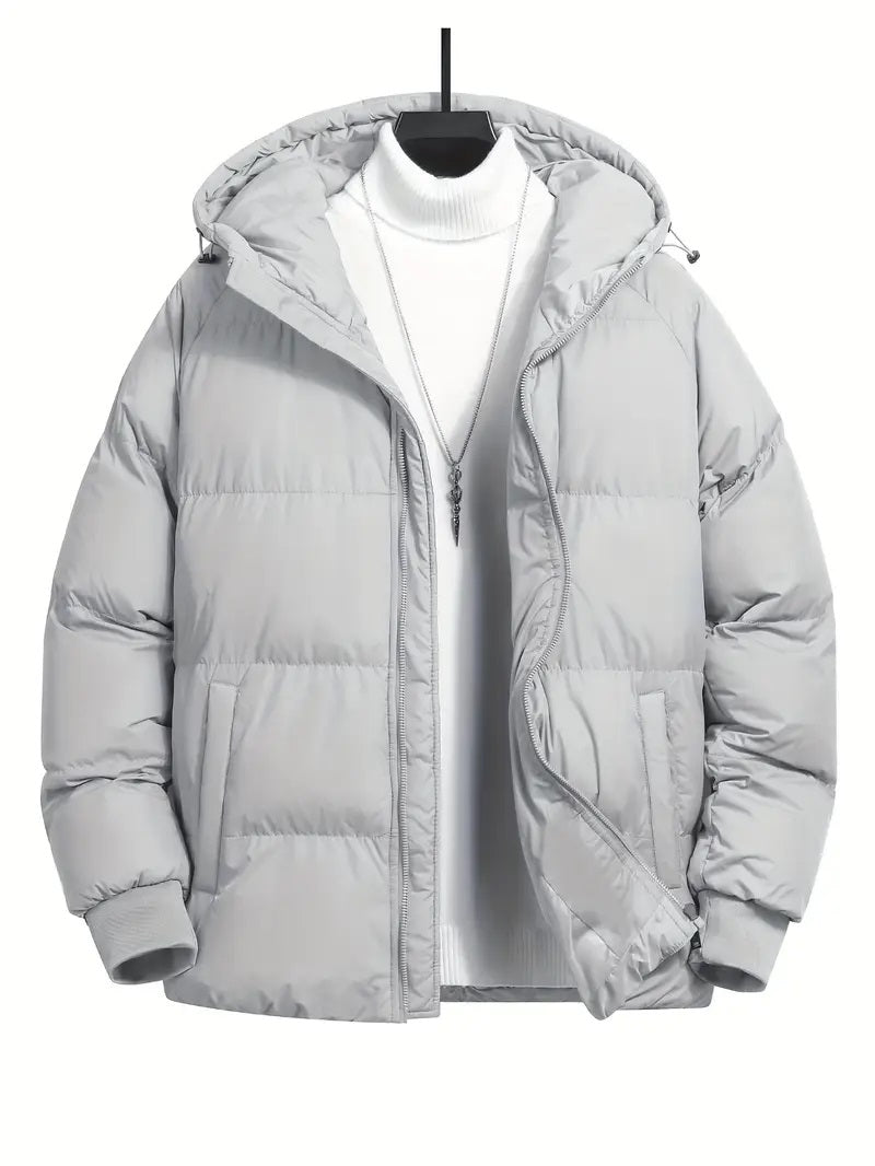 Chaqueta de Invierno con Capucha para Hombre