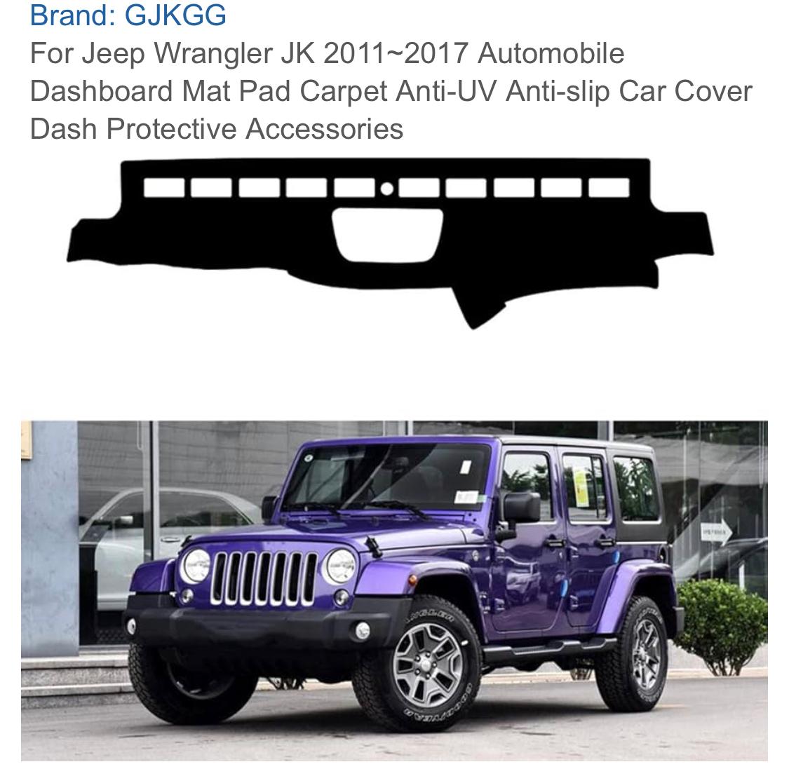 Cubierta del Salpicadero Jeep Wrangler-