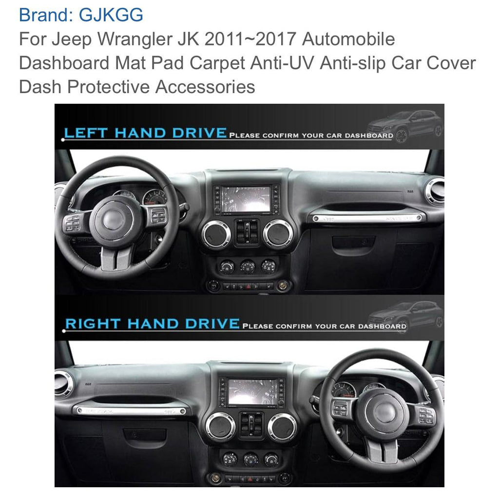 Cubierta del Salpicadero Jeep Wrangler-