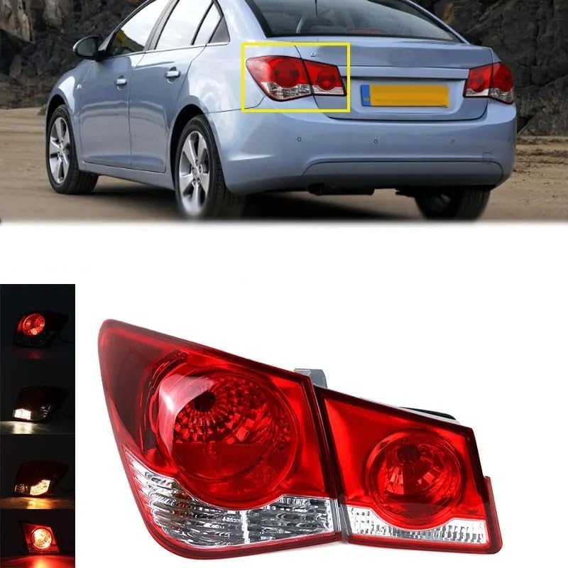 Luz traserastraseras para Luces traseras automáticas para Chevrolet para Cruze 20092014, luz trasera de parada y freno
