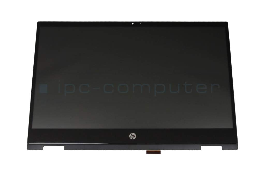 Unidad de pantalla tactil 14.0 pulgadas (HD 1366x768) negra original para HP