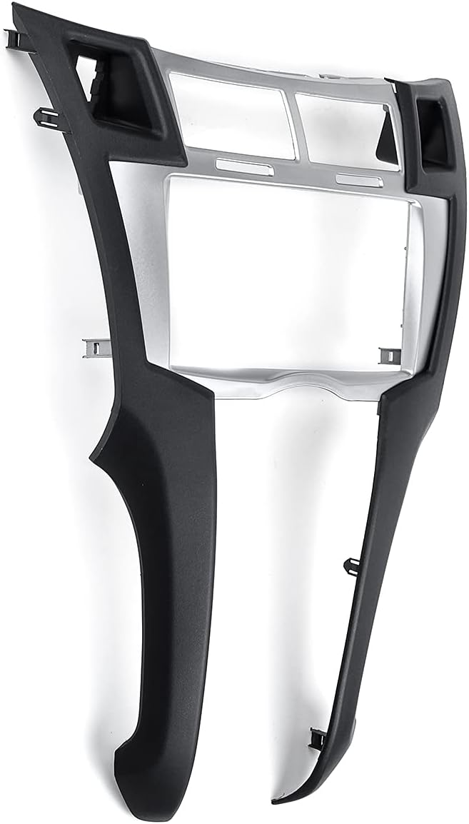 Kit de Recorte de Estéreo de Coche 2 Din de Borde para Yaris Vitz Platz 2005-2011 Instalación de Reproductor de DVD Fascias de Bisel