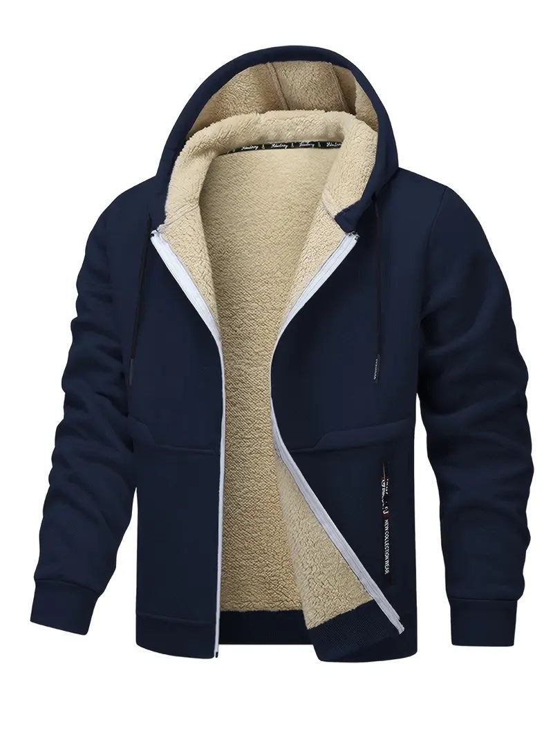 Chaqueta con Capucha para Hombre de Invierno,