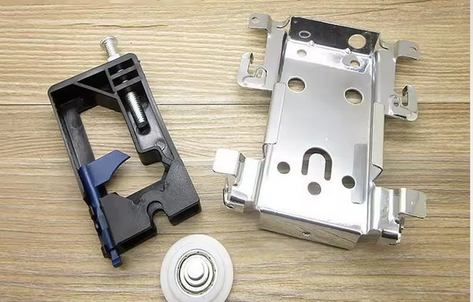 Polea de puerta corredera de armario antiguo, corredor de rueda, armario, puerta móvil, polea inferior, corredor de rodillo de rueda inferior