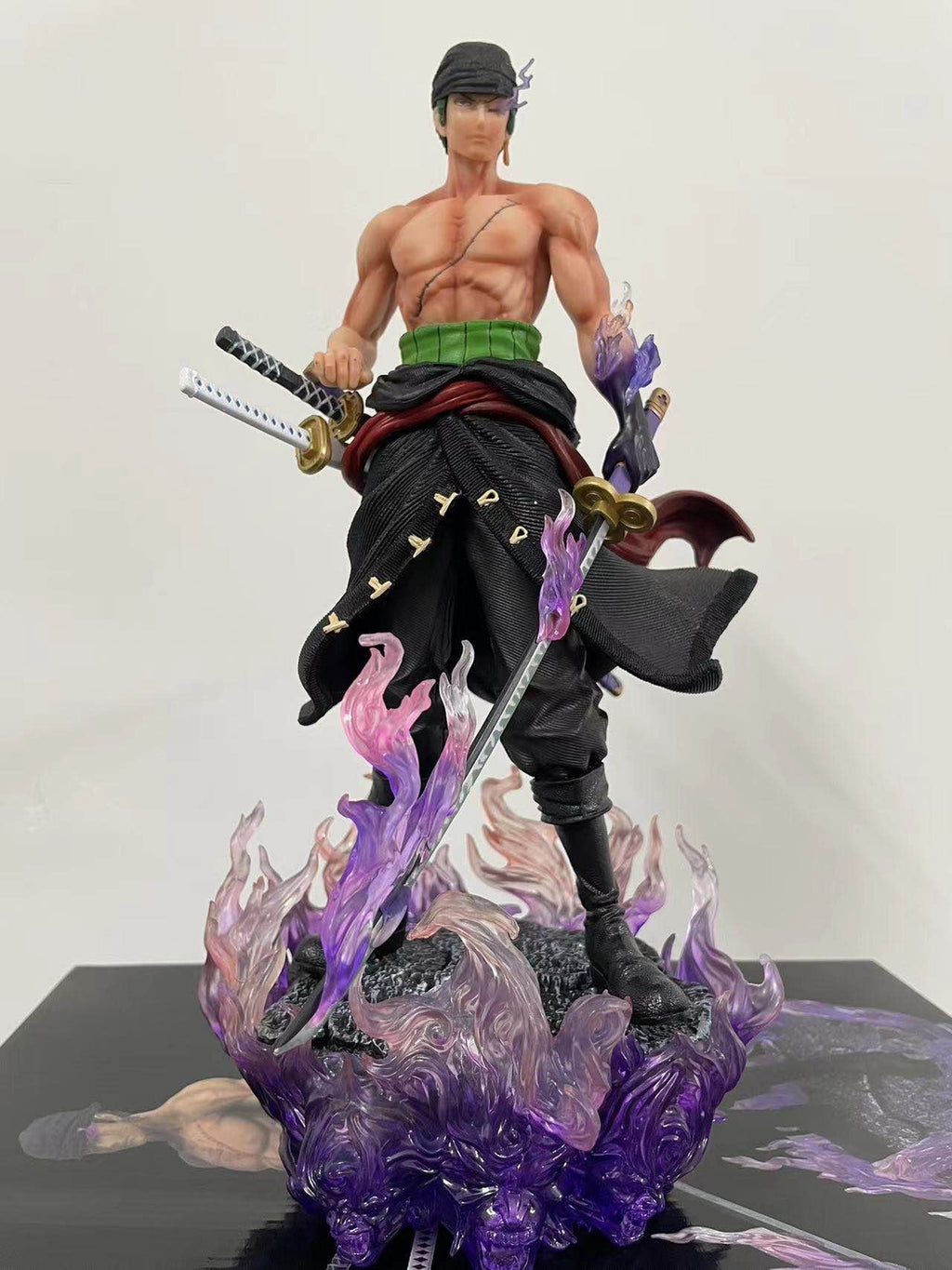 Anime Zoro One Piece Figurine GK Roronoa Zoro Figure Model Boxed Toy 32cm Gift