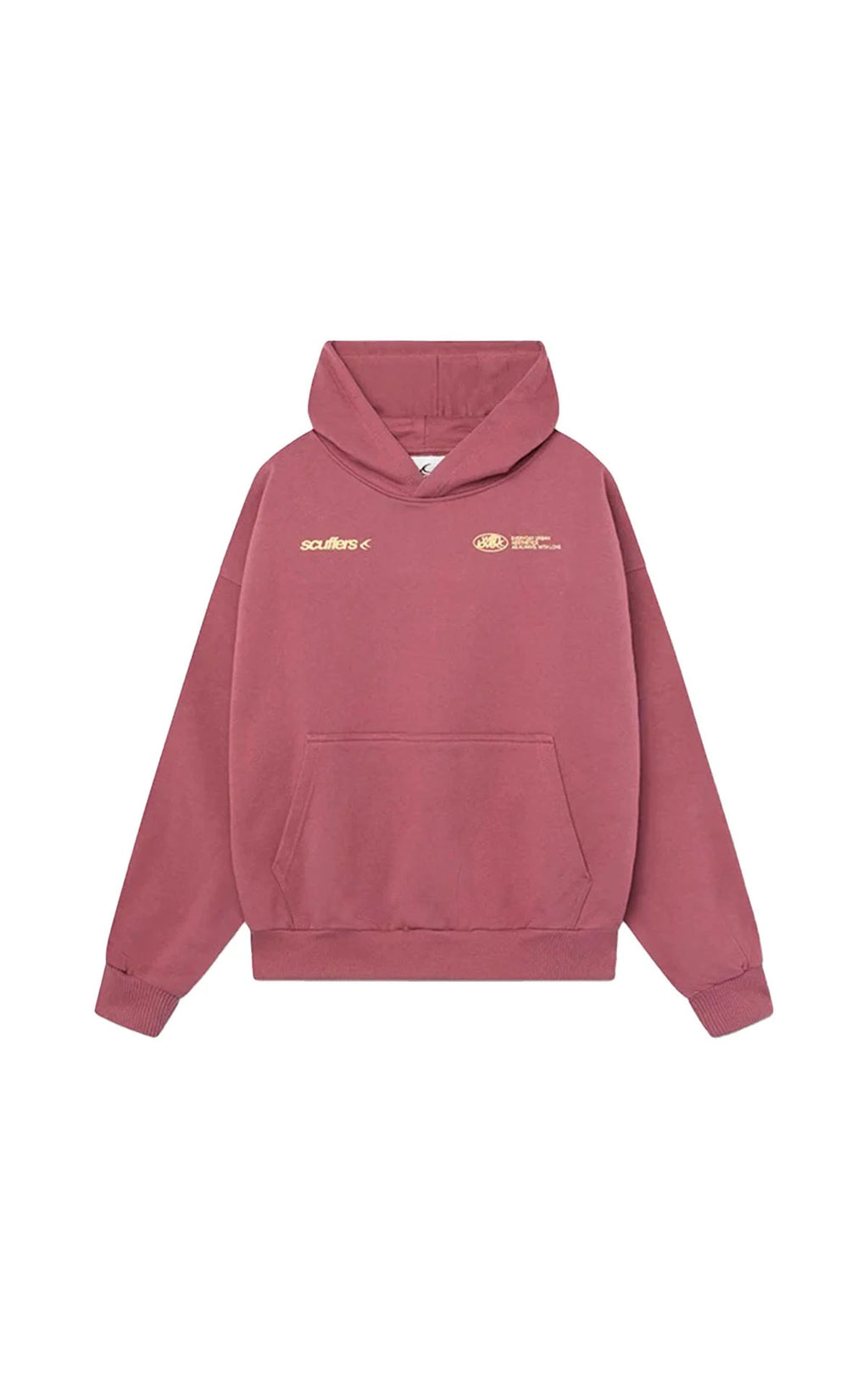 Sudadera de color granate con capucha- Scuffers