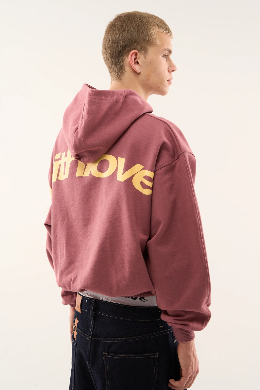 Sudadera de color granate con capucha- Scuffers