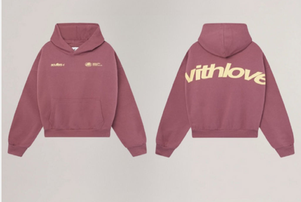 Sudadera de color granate con capucha- Scuffers