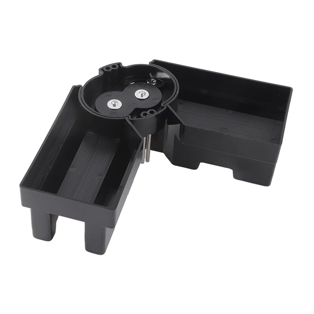 Herramienta de Corte de Medición de Inglete 2 en 1, Instrumento de Plantilla de Medición Negra ABS Resistente Al Desgaste de Alta Precisión para Faldas, Plomería, Carpintería y Más