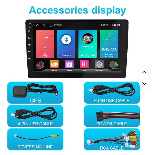 pantalla táctil estéreo para coche con salida de vídeo AHD 3313 carplay Android auto