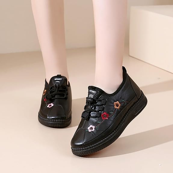 Generico Zapatos de nieve para mujer, cálidos, cálidos, con cálido acolchado de goma, botas de invierno de nieve, cómodas botas de nieve para después de esquiar, casuales, botas negro de mujer